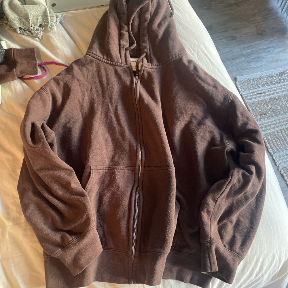 Zip up hoodie